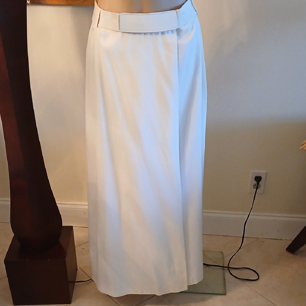 Lafayette 148 New York white Maxi Skirt